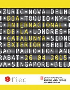 Affiche de la Journée internationale de la Catalogne extérieure 2015