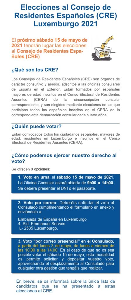 Eleccions al CRE