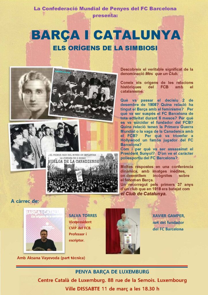 Conférence Barça et Catalogne