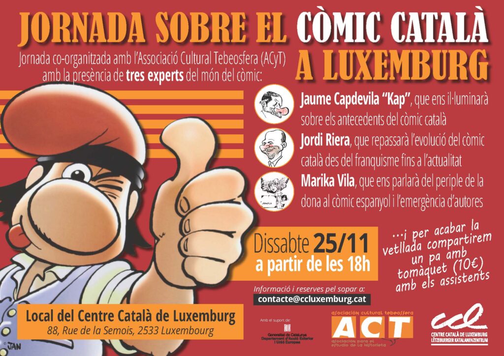 Conférence sur la bande dessinée catalane