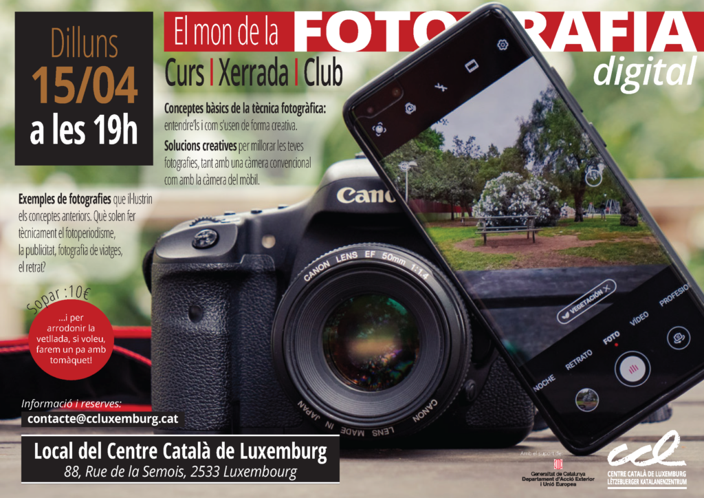 Curso sobre el mundo de la fotografía