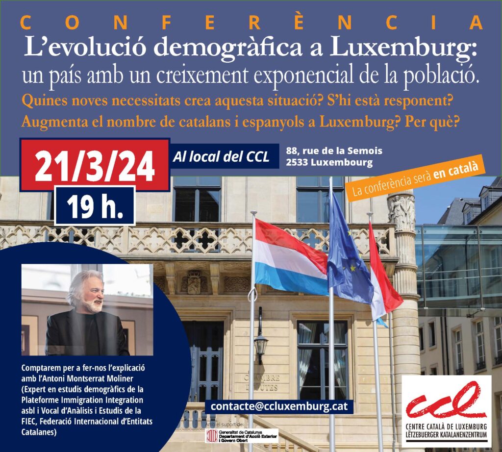 L'evolució demogràfica a Luxemburg