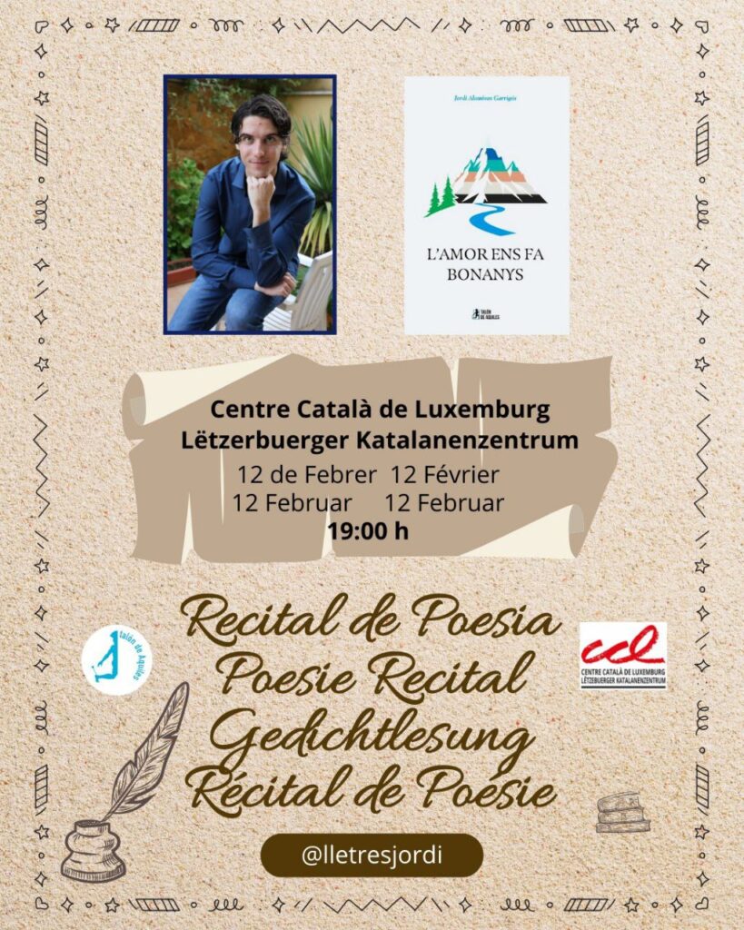 Recital de poesia amb Jordi Alaminos